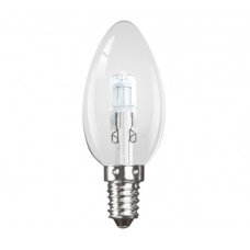 Halogen 42W (60W Equiv) Small Edison Screw E14 Candle Light Bulb