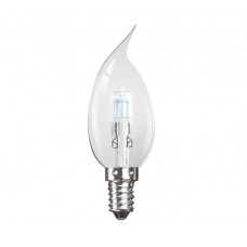 Halogen 42W (60W) Small Edison Screw SES Candle Lamp (Flame Tip)