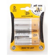 JCB Super Alkaline D / LR20 Alkaline Battery (2-Pack)