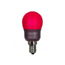 RED 7w (35-40 Watt) Small Edison Screw / SES Golf Ball - RED Light