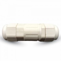 White Waterproof Cable Joint With Terminal Block (Cable Extender)