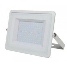 100W Pro LED Security Floodlight Daylight White (White Case)