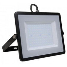 100W Slim Pro LED Floodlight Cool White (Black Case)