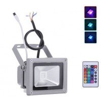 10W RGB LED Floodlight Colour Changing With Remote