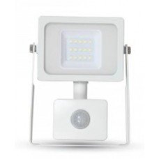 10W LED Motion Sensor Floodlight Cool White
