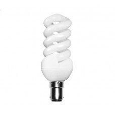 11W Small Bayonet Extra Mini Low Energy Spiral Light Bulb (Warm White)