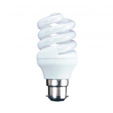 18w (100w) Bayonet Energy Spiral Light Bulb - Warm White (Quick Start)