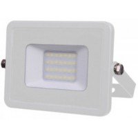 20W Slim LED Floodlight Warm White (White Case)