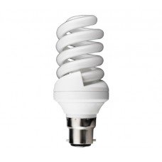 25w (120w) Bayonet / BC Mini CFL Spiral Light Bulb in Daylight White