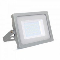 30W Slim LED Floodlight Daylight White (Grey Case)