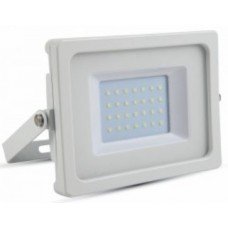 30W Slim LED Floodlight Daylight White (White Case)
