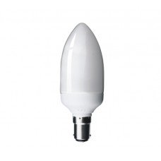 5W (25W) Small Bayonet SBC Low Energy CFL Candle Light Bulb