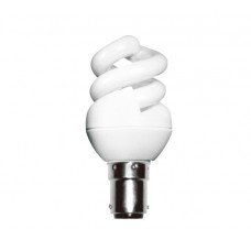 5w (25w) Small Bayonet Extra Mini Low Energy Spiral (Warm White)