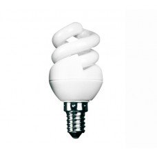 5W (25W) Small Edison Screw Extra Mini Spiral Light Bulb Cool White