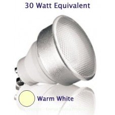7W (30W) GU10 Low Energy Spotlight - Warm White