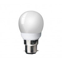 7w (35-40w) Bayonet Low Energy Saving Compact Golf Ball  Light Bulb