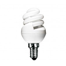8w (40w) Small Edison Screw Ultra Mini CFL Light Bulb Cool White