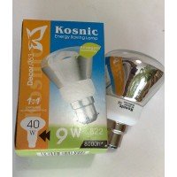 9w (40w) R63 Bayonet CFL Reflector Light Bulb Warm White