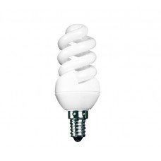 9w (40w+) Small Edison Screw Extra Mini Low Energy Spiral (Cool White)