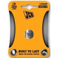 CR2016 3V Button Battery by JCB - Lithium Coin Cell CR2016