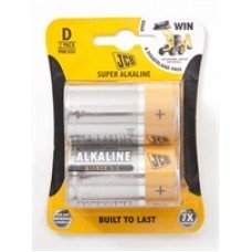 JCB Super Alkaline D / LR20 Alkaline Battery (2-Pack)