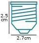 Edison Screw (ES / E27) Cap Size